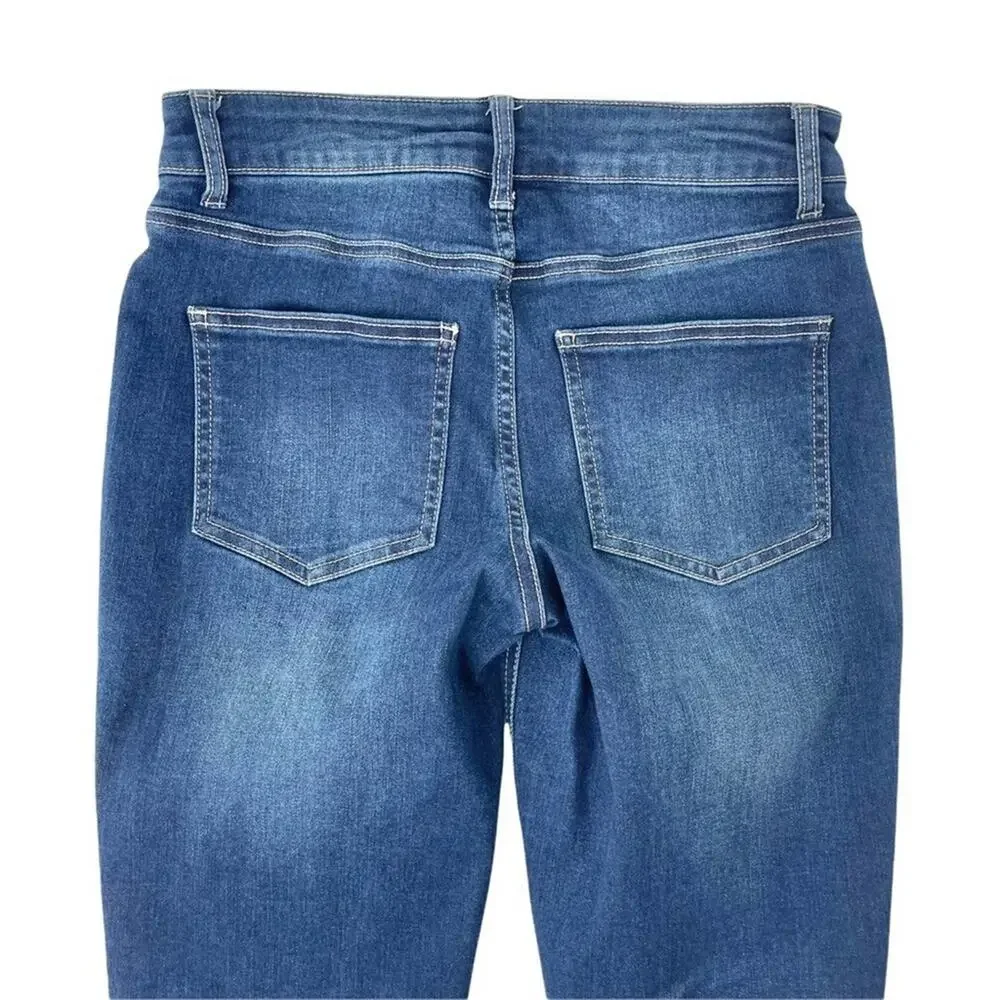 Maurices high rise skinny blue jegging jeans women's small (4-6) short - Picture 5 of 9